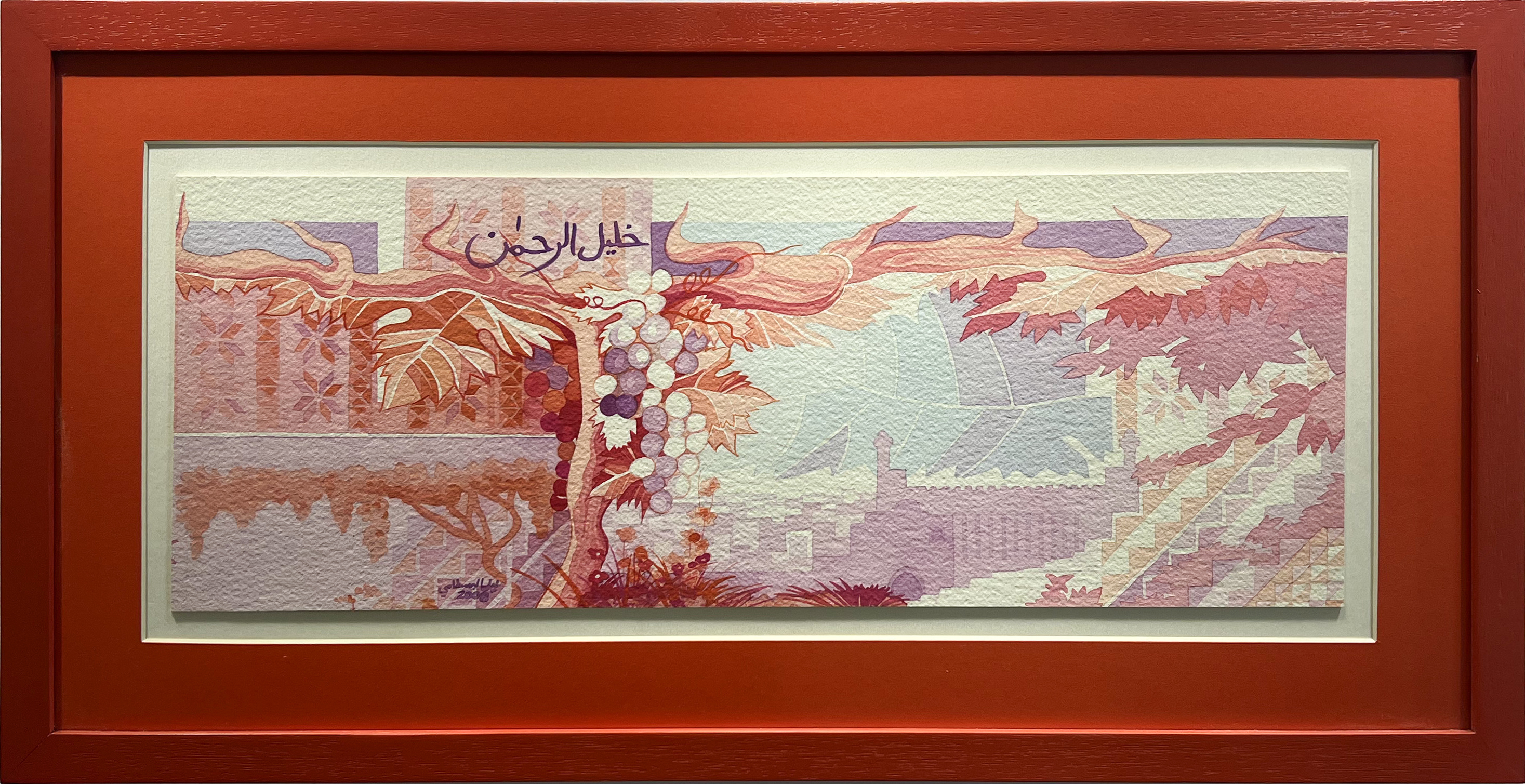 A panoramic view of Al-Khalil City