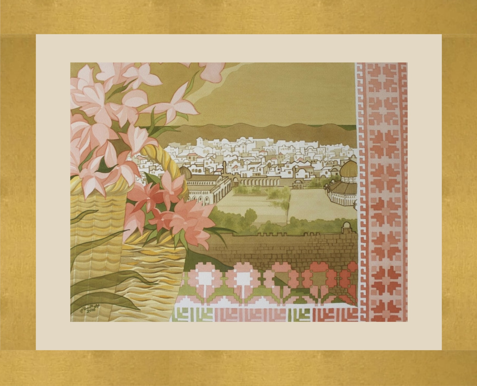 Flowers from the Old City of Jerusalem