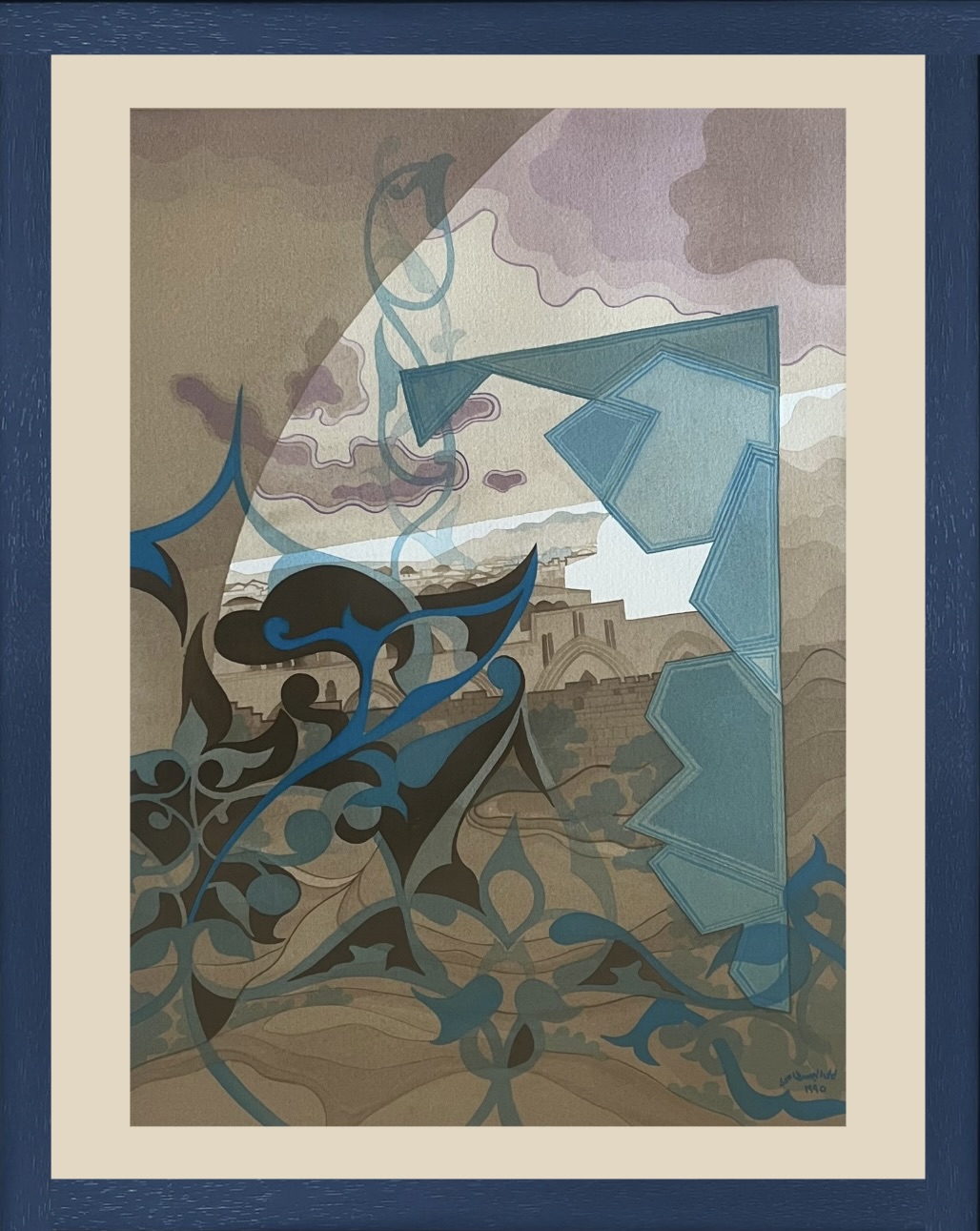 Ornamentation motifs from the inside of Al-Aqsa Mosque 