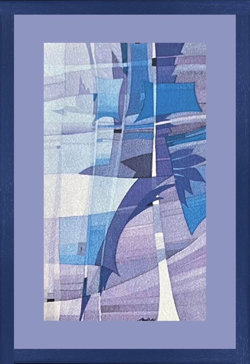 Blue birds and boats