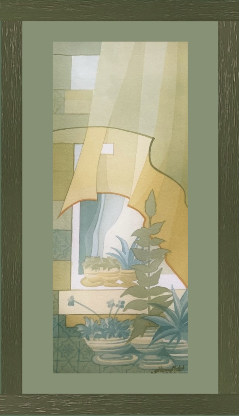 The Garden at the front window