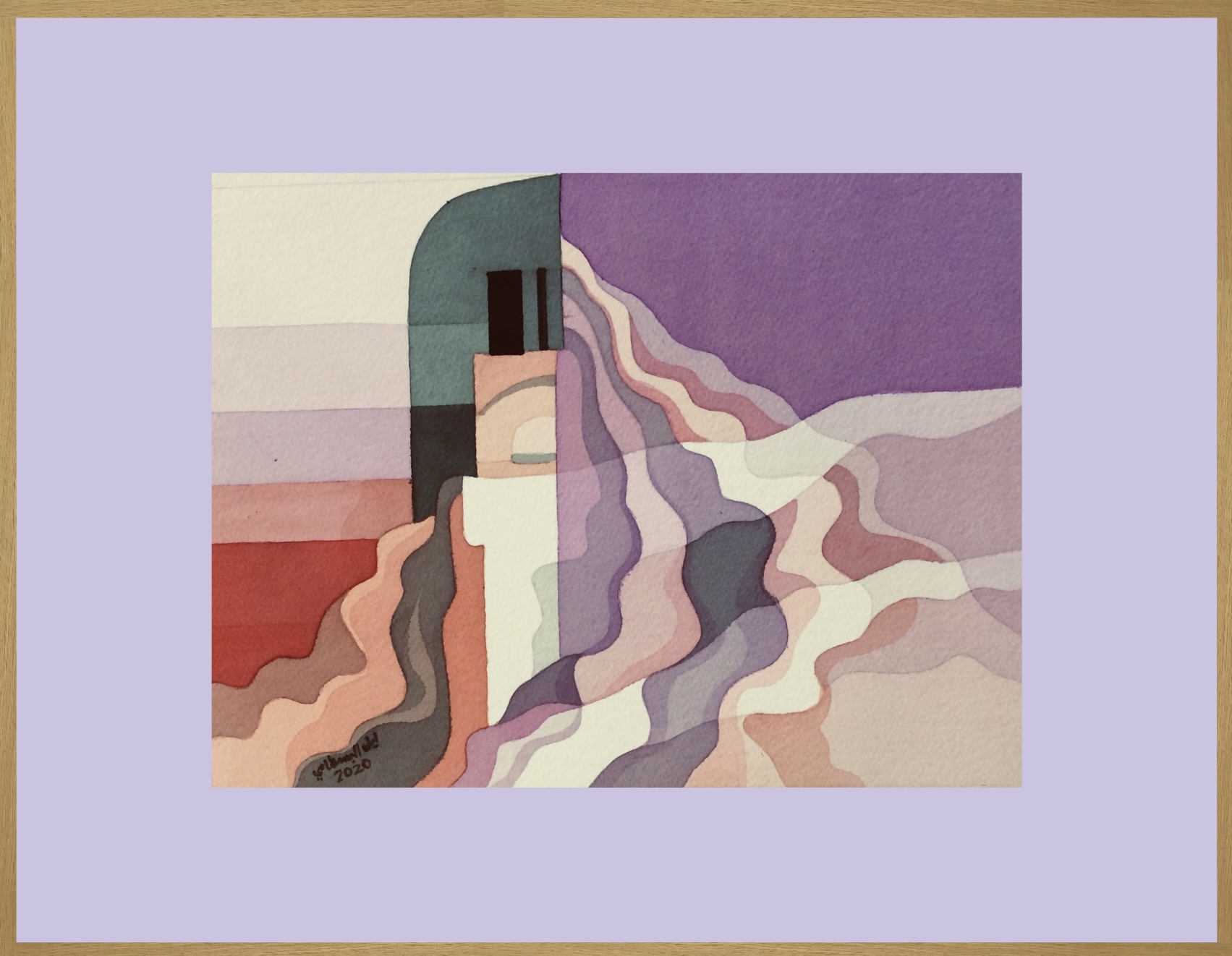 Profile of a young lady