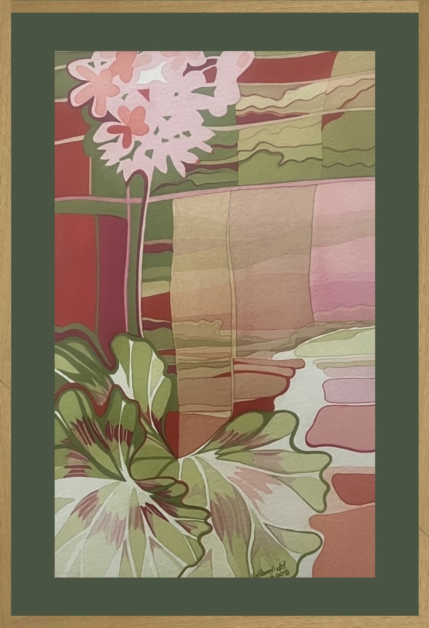 The beauty of Hollyhock plant