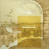 Gates and walls of the old city of Jerusalem