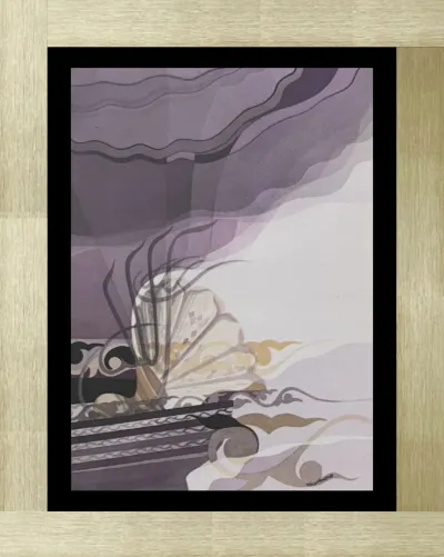 A still life composition shaped by decorated brass vessels