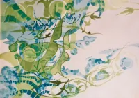 Dynamic composition evoked by the sacred words of the Quran