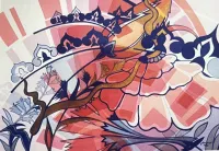 “Abstract composition of selected motifs from Islamic arts”