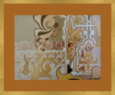 Inspiration from Moroccan style of Islamic art