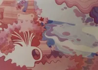 Flowers by the river