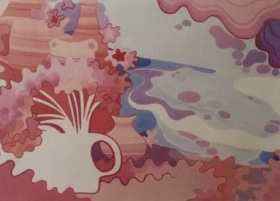 Flowers by the river