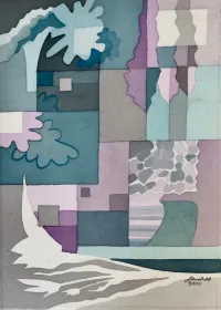 Abstract composition of plants