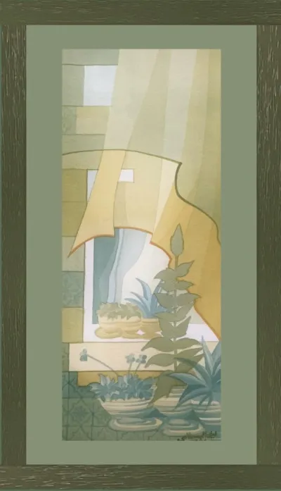 The Garden at the front window