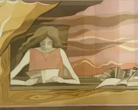 Reading a love novel