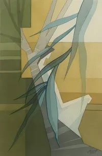 Under a weeping willow 