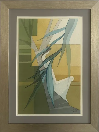 Under a weeping willow 