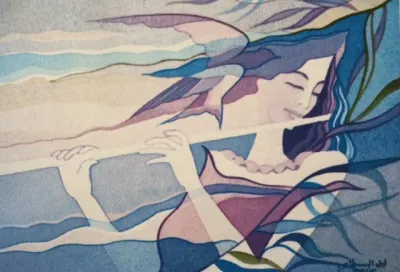 The whispering of a violin 