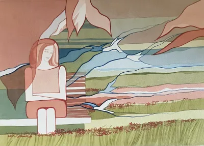 Solitude in a dreamy graden