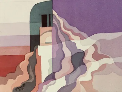 Profile of a young lady