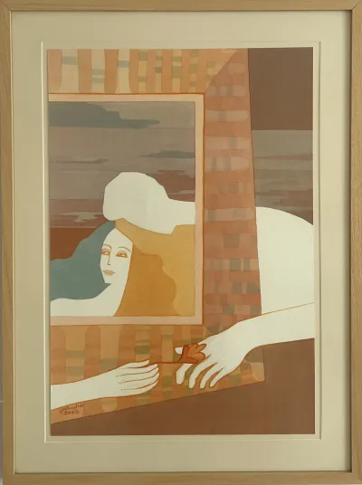 Touching hands with love