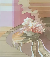 flowers on the table 