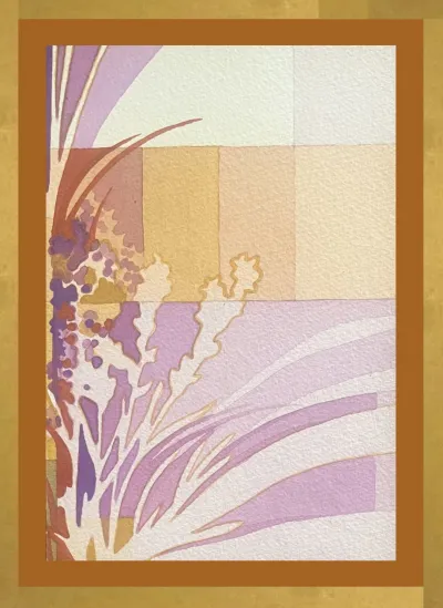 A decorated wall in a living room