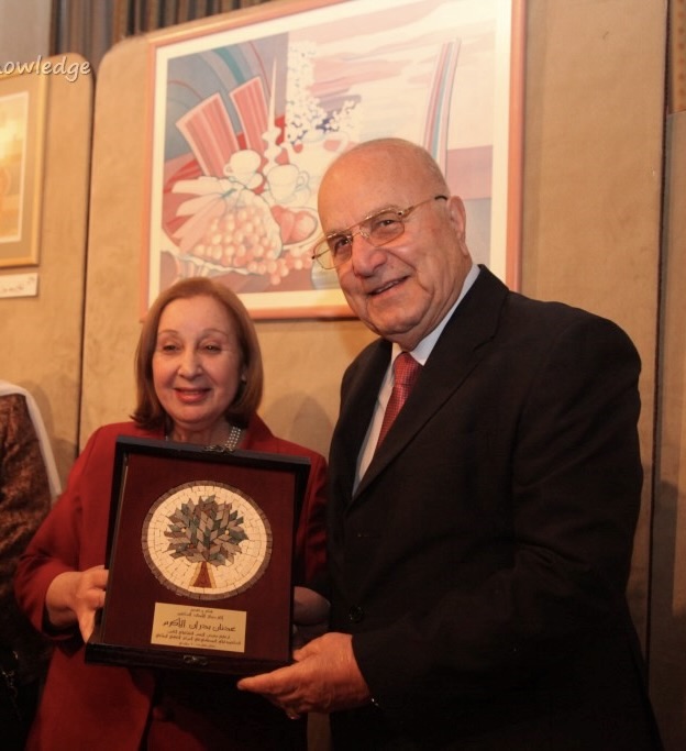 افتتاح معرض د ليلى البسطامي جامعة البترا 18 2