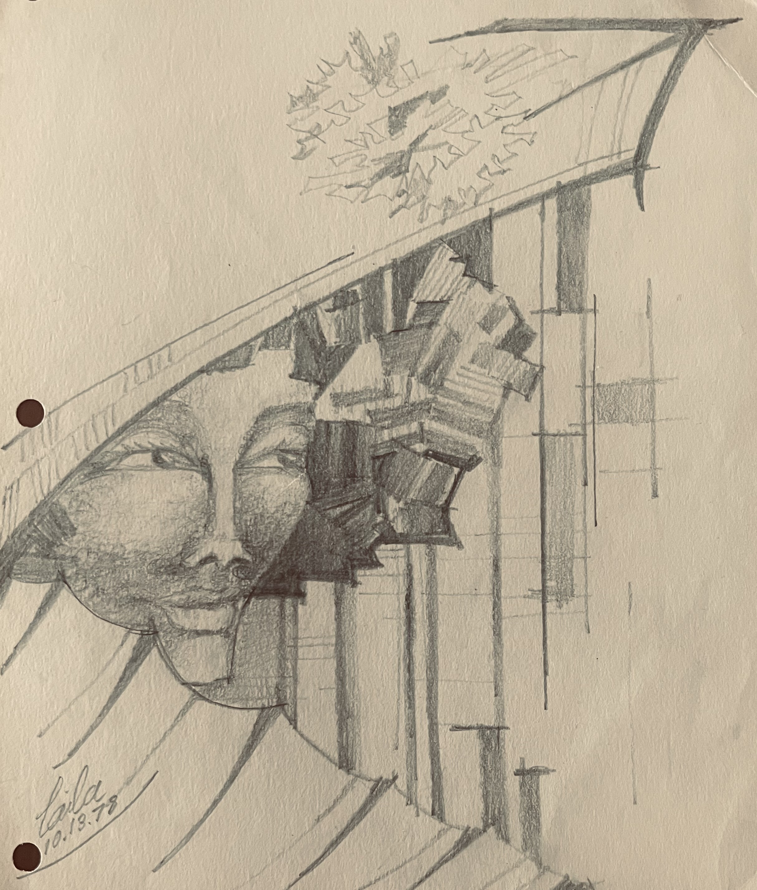 Pencil & ink sketches featuring female figures
